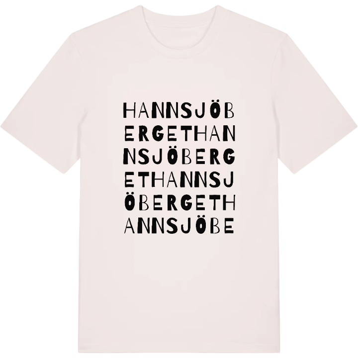 Hannsjöberget ordlek t-shirt – t-shirt från PinShirt