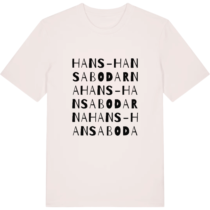 Hans-Hansabodarna ordlek t-shirt – t-shirt från PinShirt