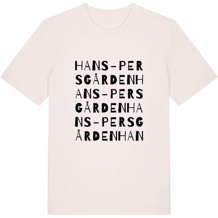 Hans-Persgården ordlek t-shirt – t-shirt från PinShirt