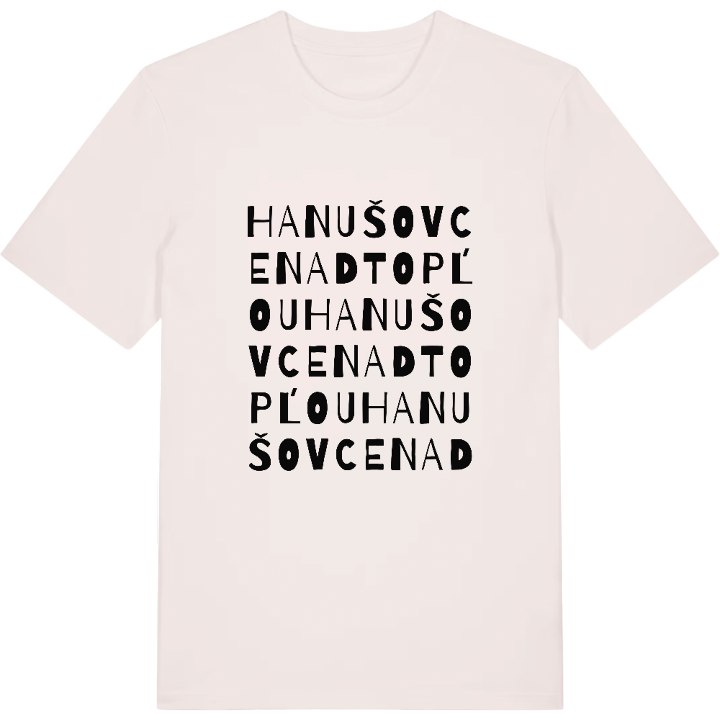 Hanušovce nad Topľou ordlek t-shirt – t-shirt från PinShirt