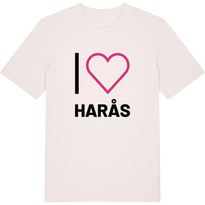 Jag älskar Harås t-shirt stort tryck – t-shirt från PinShirt