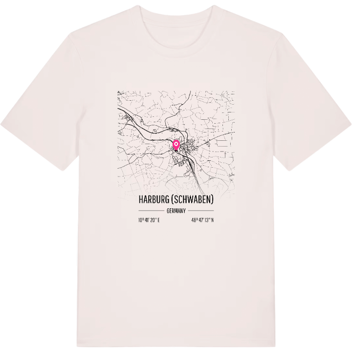Harburg (Schwaben) karta t-shirt – t-shirt från PinShirt