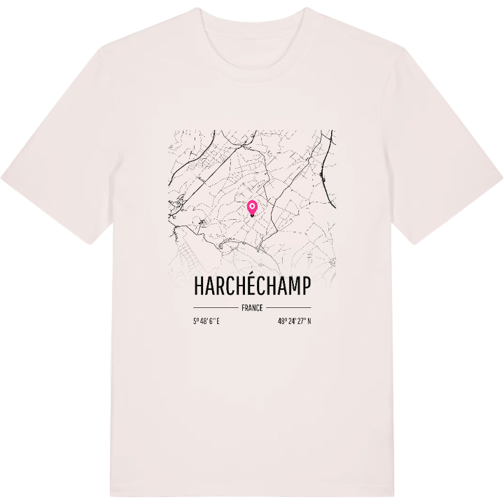 Harchéchamp karta t-shirt – t-shirt från PinShirt