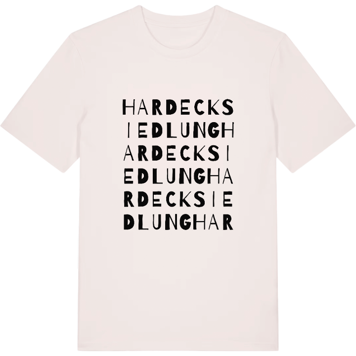 Hardecksiedlung ordlek t-shirt – t-shirt från PinShirt