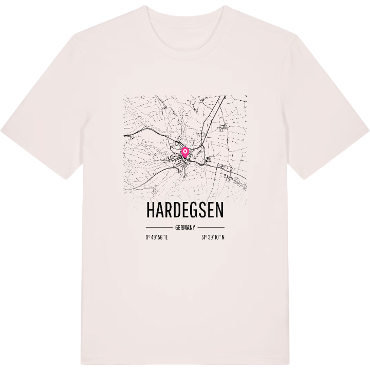 Hardegsen karta t-shirt – t-shirt från PinShirt