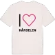 Jag älskar Hårdelen t-shirt stort tryck