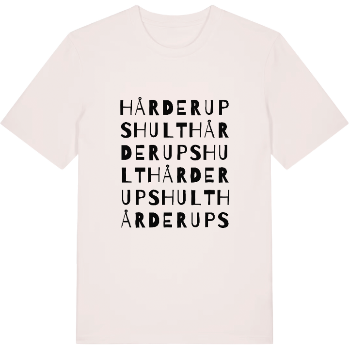 Hårderupshult ordlek t-shirt – t-shirt från PinShirt