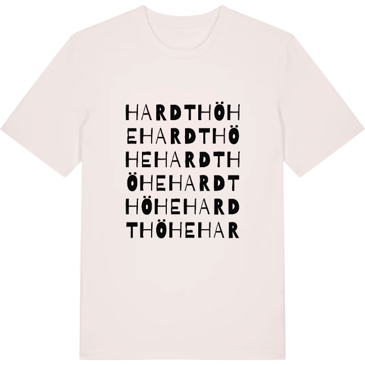 Hardthöhe ordlek t-shirt – t-shirt från PinShirt