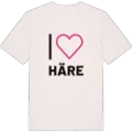 Jag älskar Häre t-shirt stort tryck
