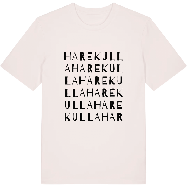 Harekulla ordlek t-shirt – t-shirt från PinShirt