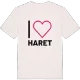 Jag älskar Haret t-shirt stort tryck