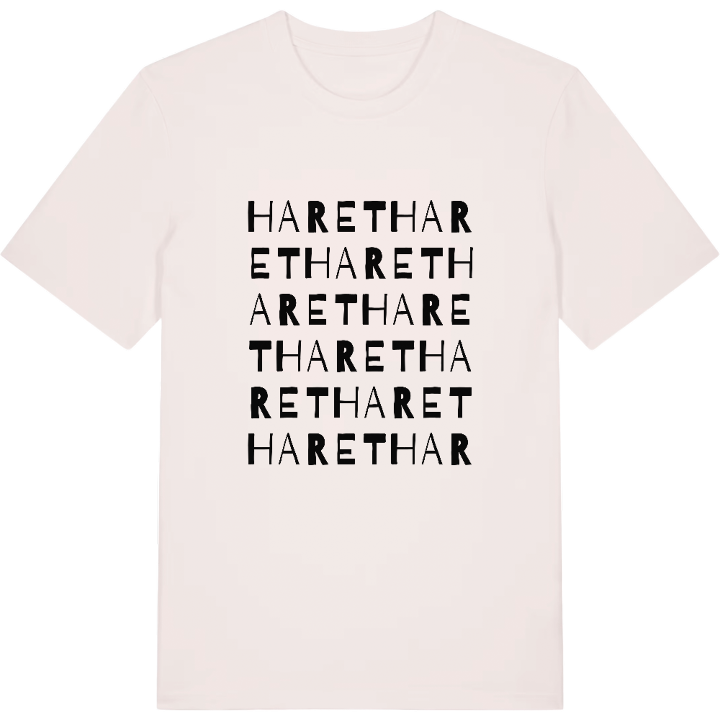 Haret ordlek t-shirt – t-shirt från PinShirt