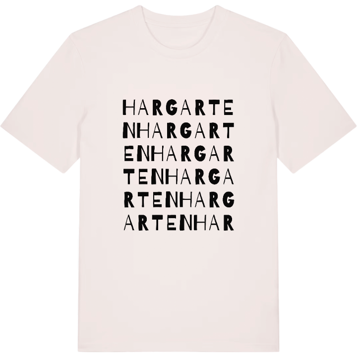 Hargarten ordlek t-shirt – t-shirt från PinShirt
