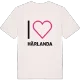Jag älskar Härlanda t-shirt stort tryck