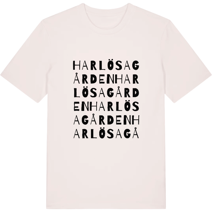 Harlösagården ordlek t-shirt – t-shirt från PinShirt