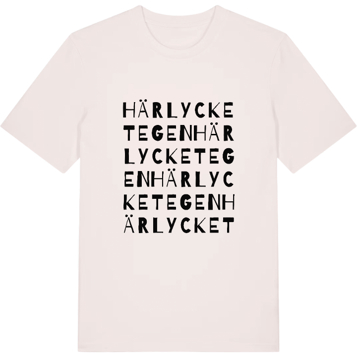 Härlycketegen ordlek t-shirt – t-shirt från PinShirt