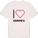 Jag älskar Háromfa t-shirt stort tryck