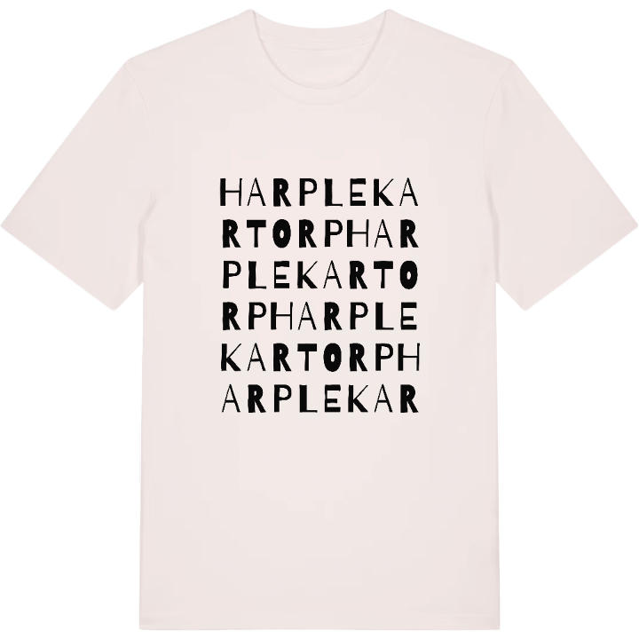 Harplekartorp ordlek t-shirt – t-shirt från PinShirt
