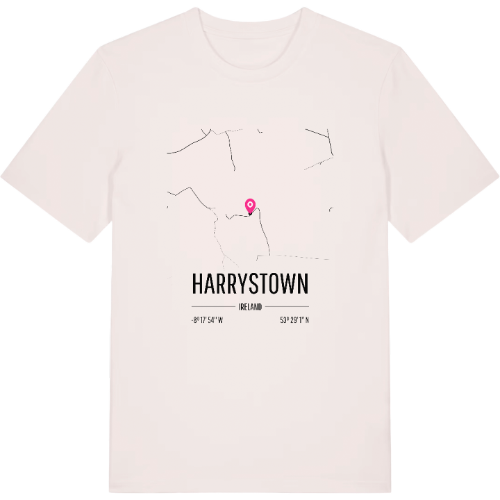 Harrystown karta t-shirt – t-shirt från PinShirt