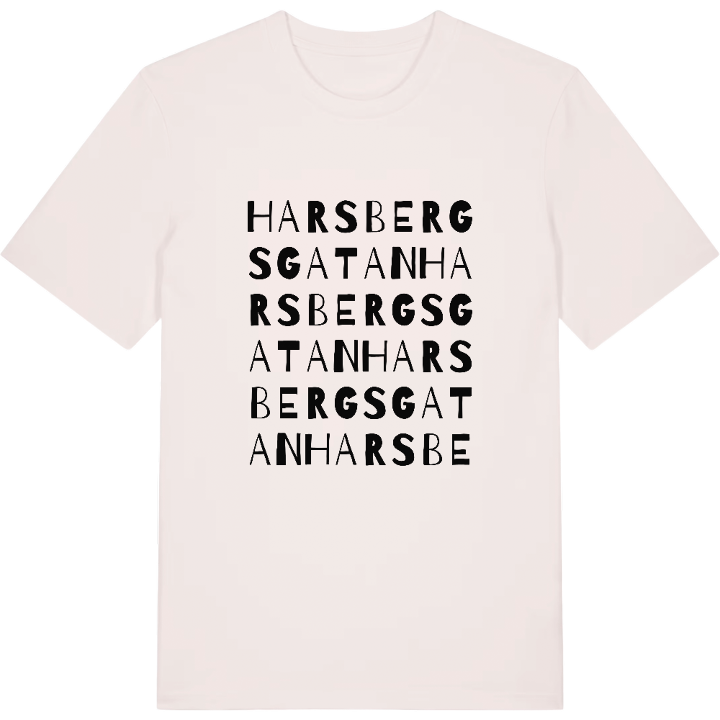 Harsbergsgatan ordlek t-shirt – t-shirt från PinShirt