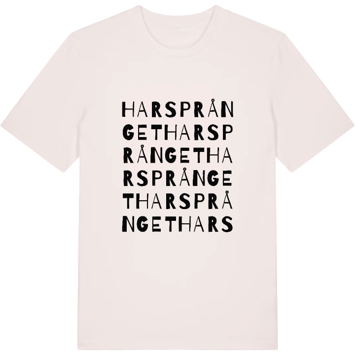 Harsprånget ordlek t-shirt – t-shirt från PinShirt