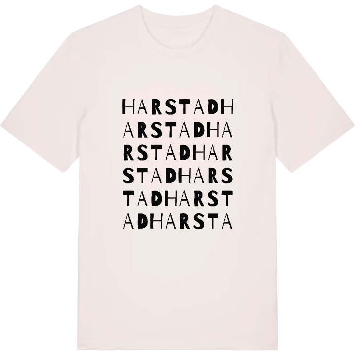 Harstad ordlek t-shirt – t-shirt från PinShirt