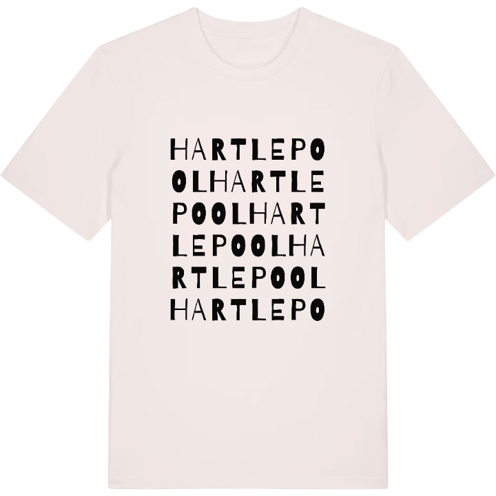 Hartlepool ordlek t-shirt – t-shirt från PinShirt