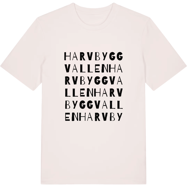 Harvbyggvallen ordlek t-shirt – t-shirt från PinShirt