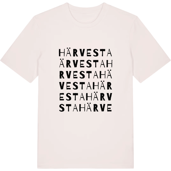 Härvesta ordlek t-shirt – t-shirt från PinShirt
