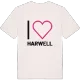 Jag älskar Harwell t-shirt stort tryck
