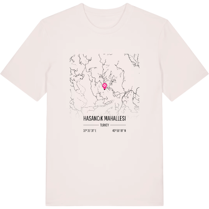 Hasancık Mahallesi karta t-shirt – t-shirt från PinShirt