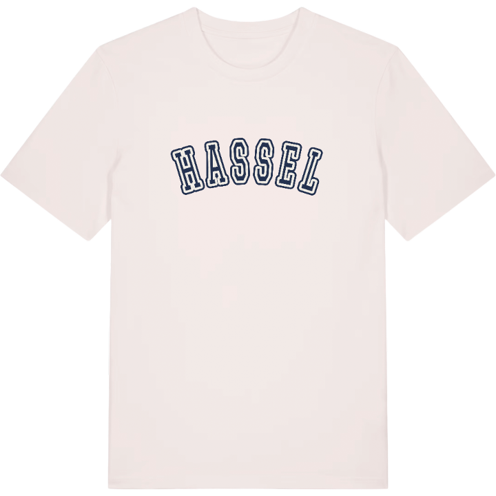 Hassel college t-shirt – t-shirt från PinShirt