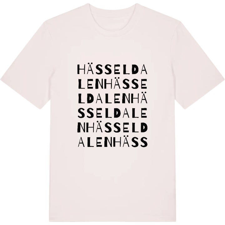 Hässeldalen ordlek t-shirt – t-shirt från PinShirt