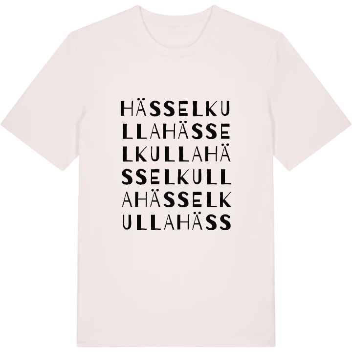 Hässelkulla ordlek t-shirt – t-shirt från PinShirt