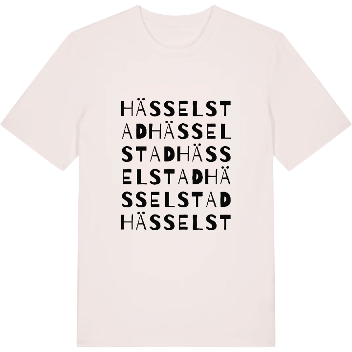 Hässelstad ordlek t-shirt – t-shirt från PinShirt
