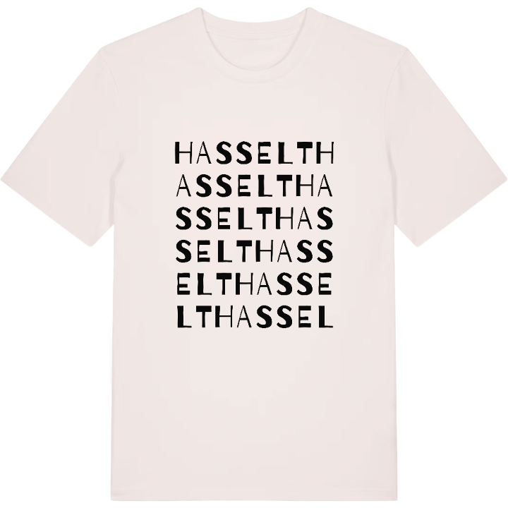 Hasselt ordlek t-shirt – t-shirt från PinShirt