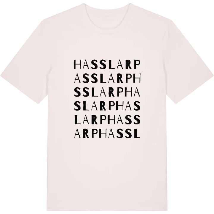 Hasslarp ordlek t-shirt – t-shirt från PinShirt