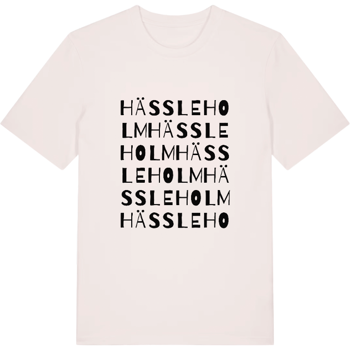 Hässleholm ordlek t-shirt – t-shirt från PinShirt