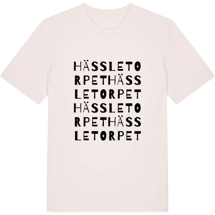 Hässletorpet ordlek t-shirt – t-shirt från PinShirt