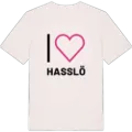 Jag älskar Hasslö t-shirt stort tryck