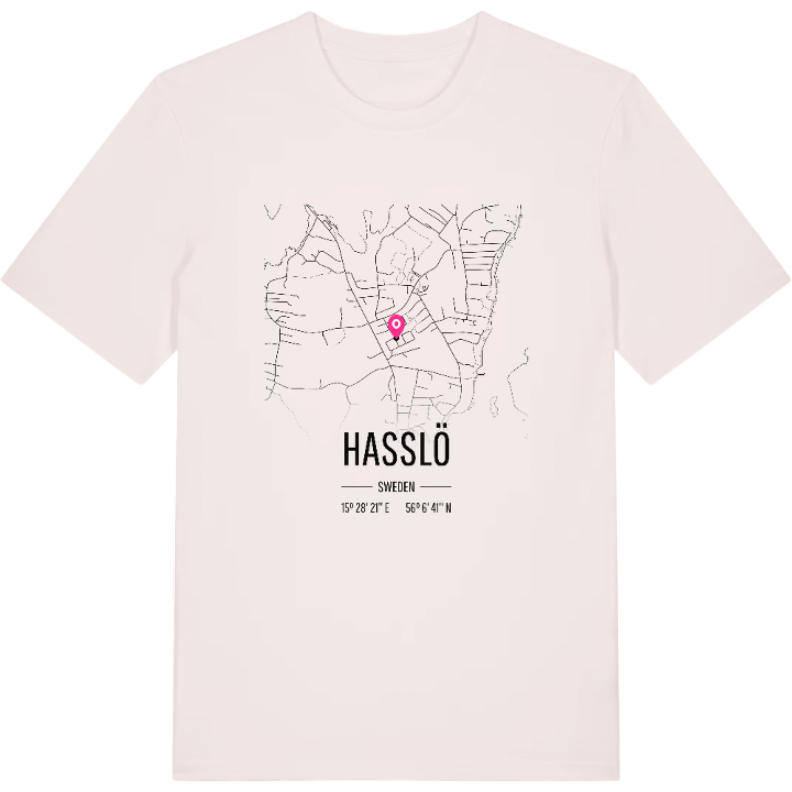 Hasslö karta t-shirt – t-shirt från PinShirt