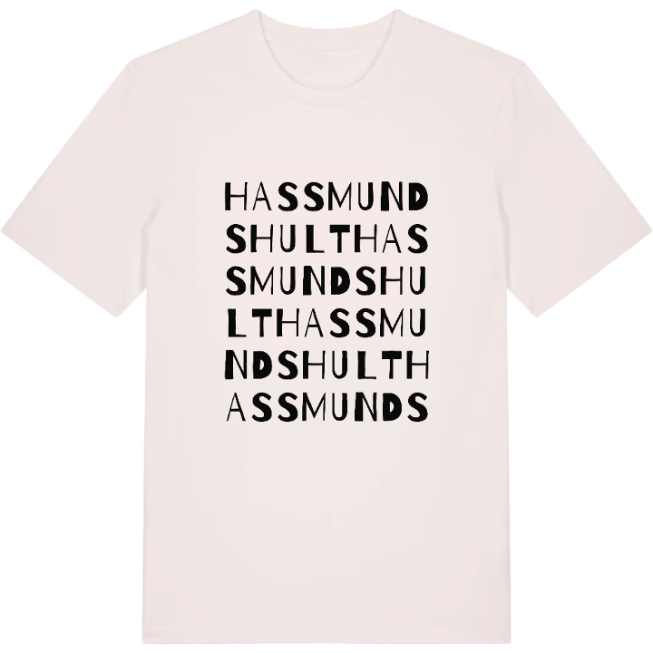 Hassmundshult ordlek t-shirt – t-shirt från PinShirt