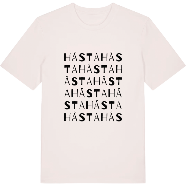 Håsta ordlek t-shirt – t-shirt från PinShirt