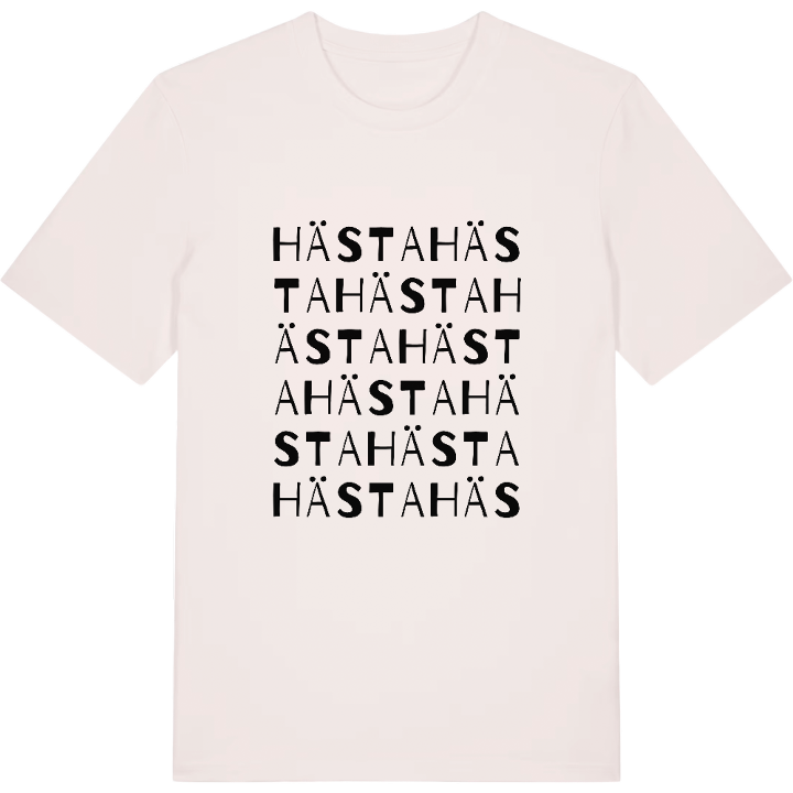 Hästa ordlek t-shirt – t-shirt från PinShirt