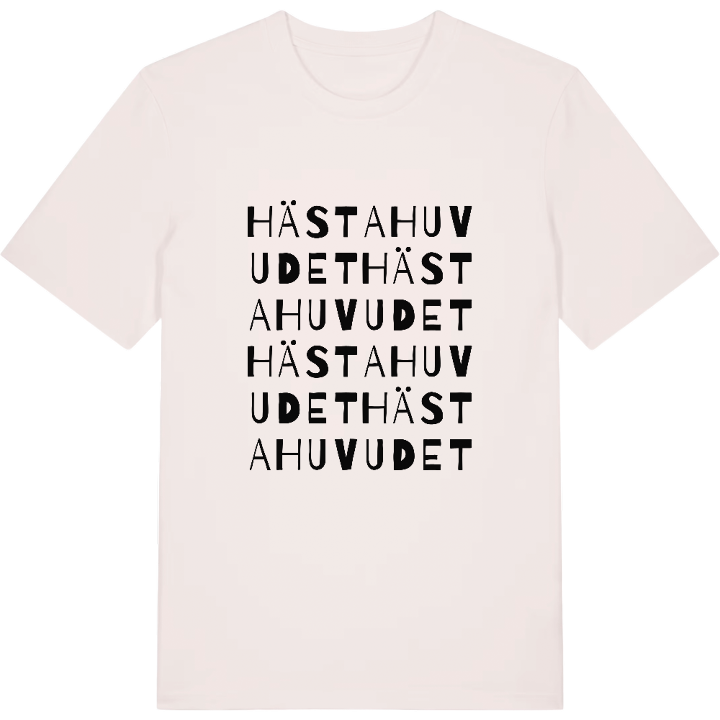 Hästahuvudet ordlek t-shirt – t-shirt från PinShirt