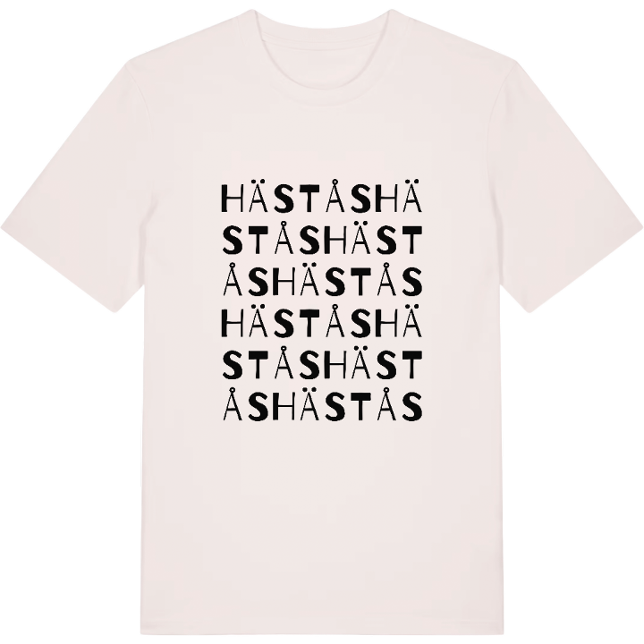 Hästås ordlek t-shirt – t-shirt från PinShirt