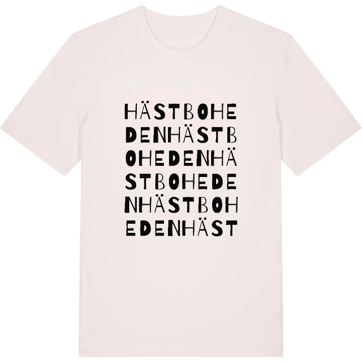 Hästboheden ordlek t-shirt – t-shirt från PinShirt