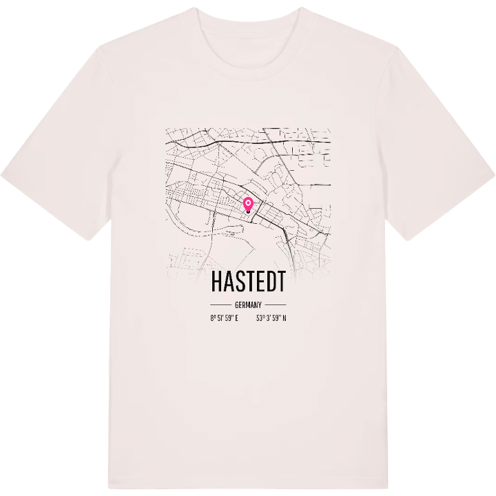 Hastedt karta t-shirt – t-shirt från PinShirt