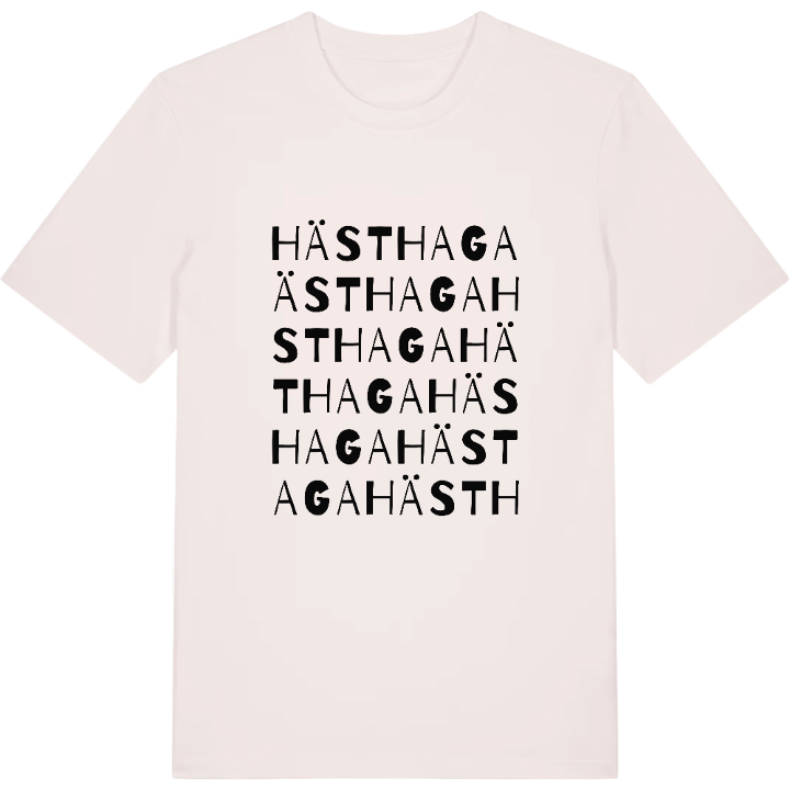 Hästhaga ordlek t-shirt – t-shirt från PinShirt