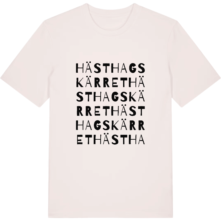 Hästhagskärret ordlek t-shirt – t-shirt från PinShirt